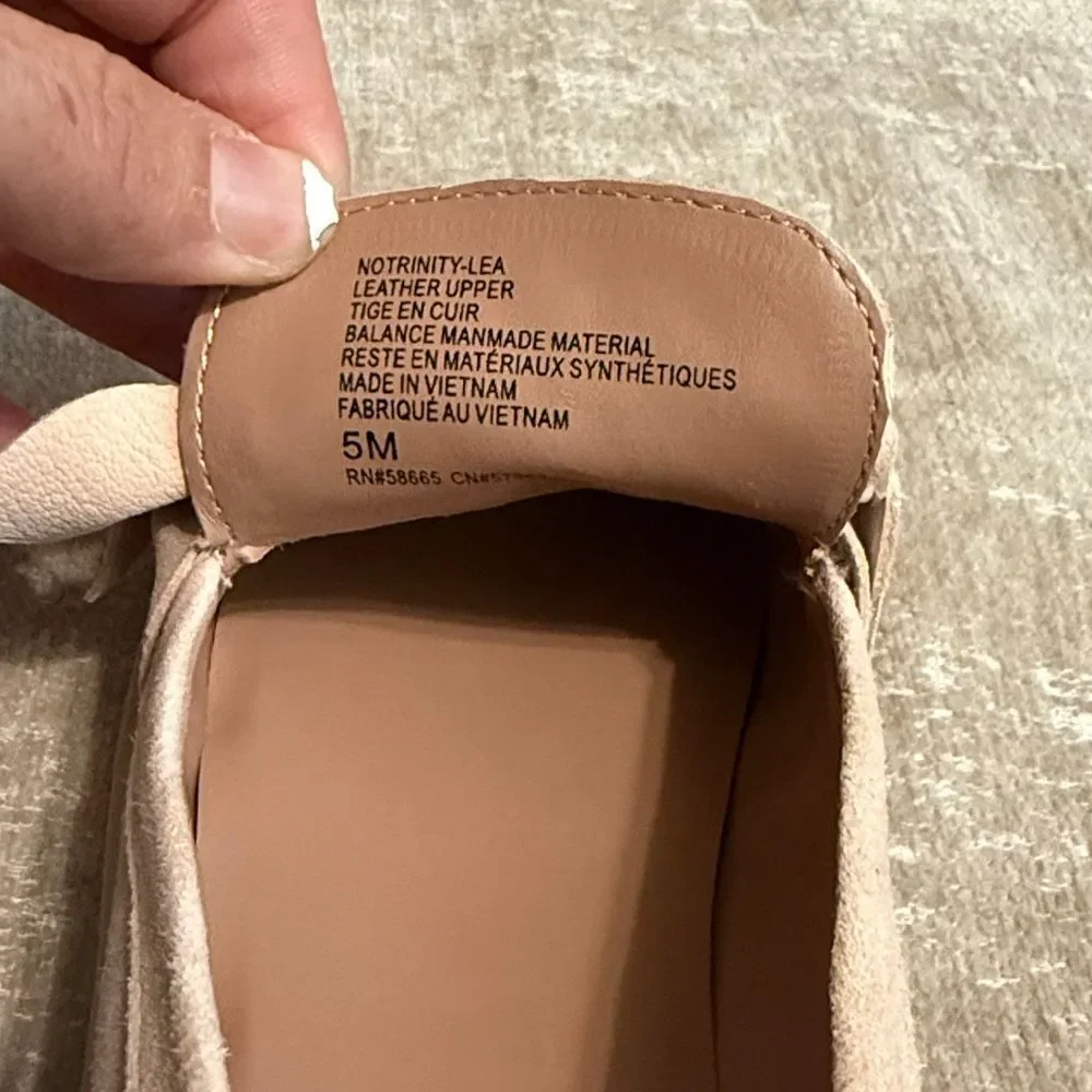Nordstrom Trinity Lug Sole Pink Leather Loafers